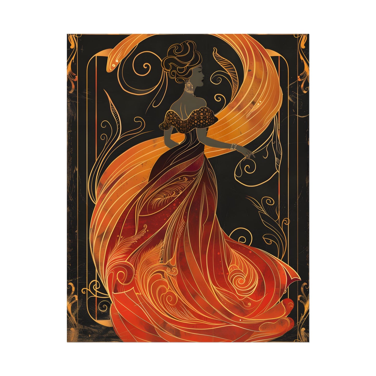 Vintage Art Nouveau Elegant Poster: Batch 1 2024 - Poster