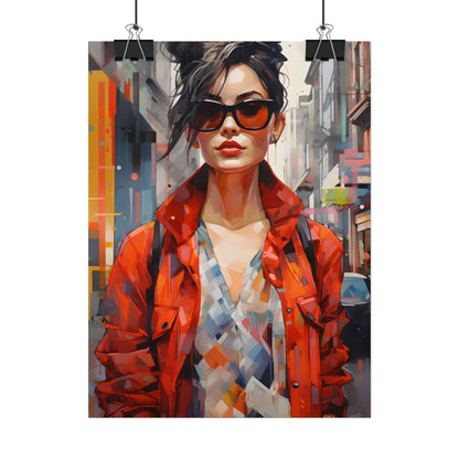 Urban City Style: Fashionista in the City - Poster