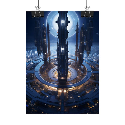 Massive Space Station: A Complex Oasis in Outer Space - Poster