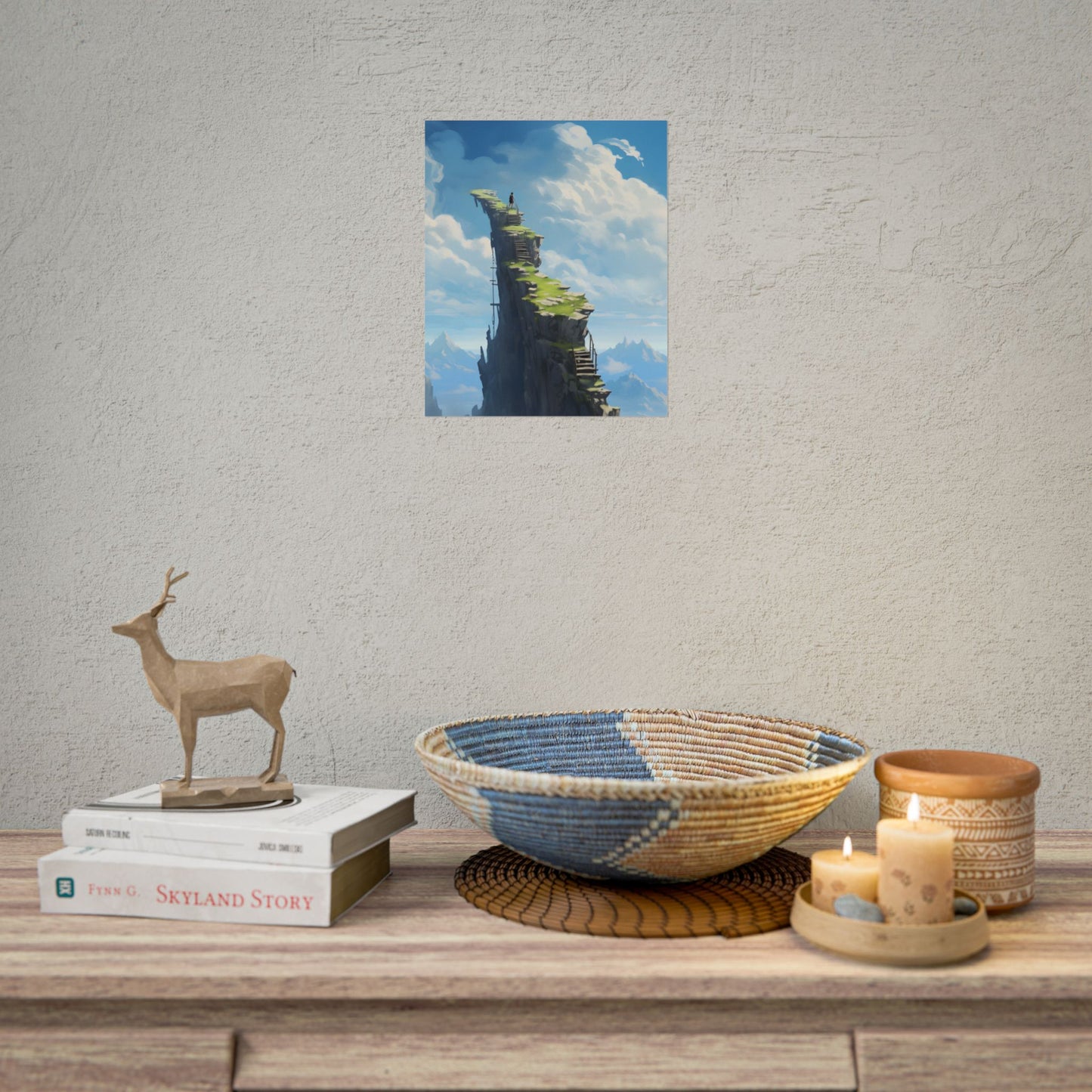 Beautiful Outdoor Moment: A Serene Person in Nature - Poster