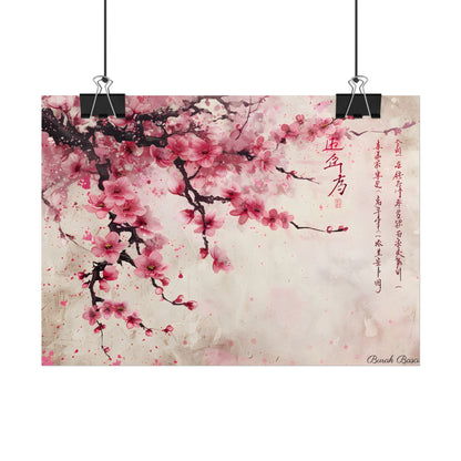 Cherry Blossom Dreams: Japanese Art in Full Bloom - Poster