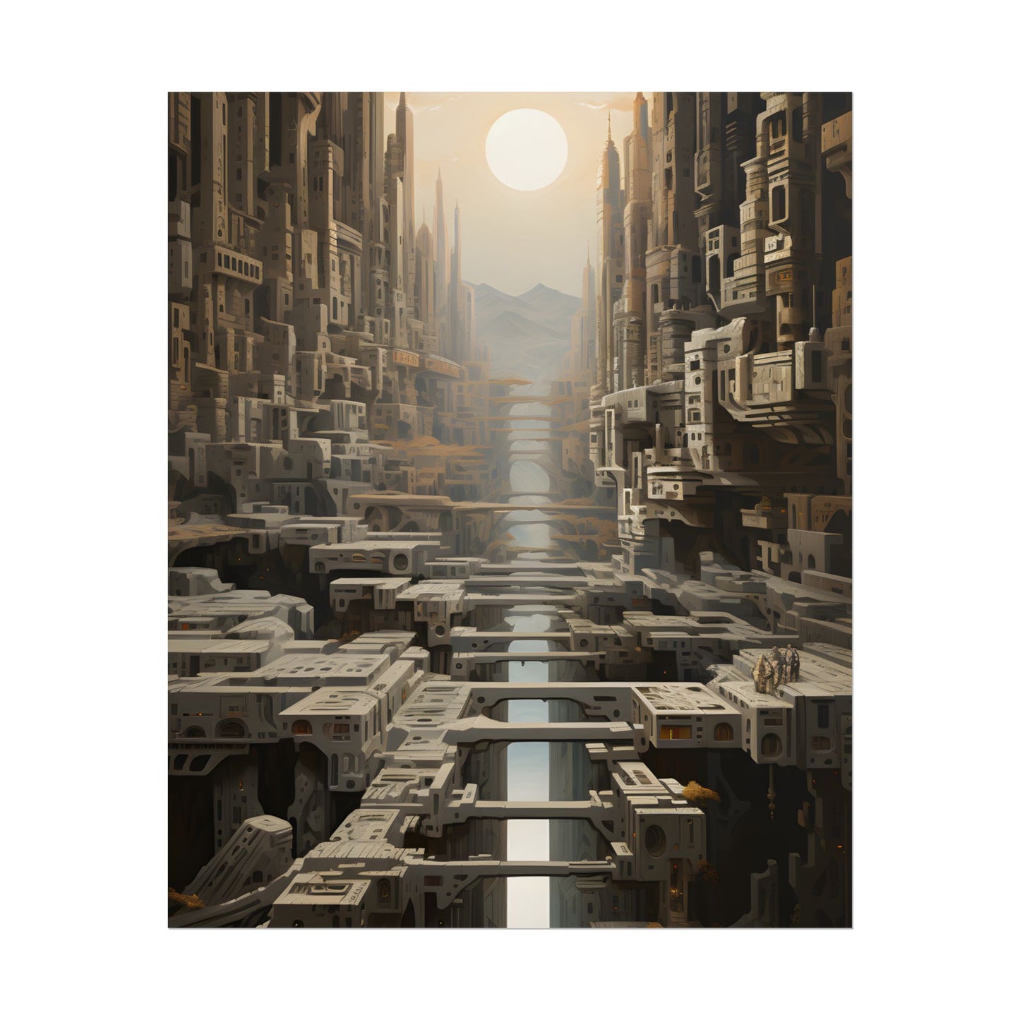 Perfect yet Oppressive: Dystopian Harmony - Poster