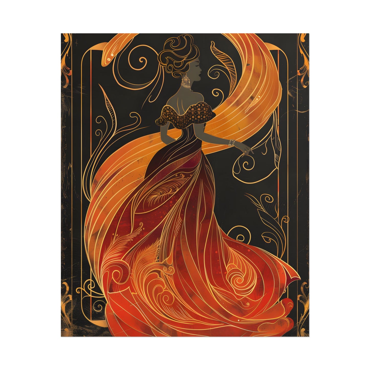 Vintage Art Nouveau Elegant Poster: Batch 1 2024 - Poster