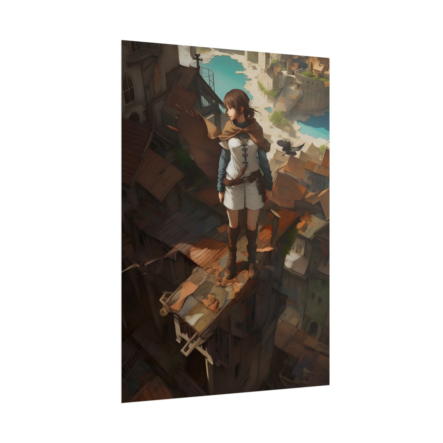 Dramatic Bird's Eye View: Anime in Flight - Poster