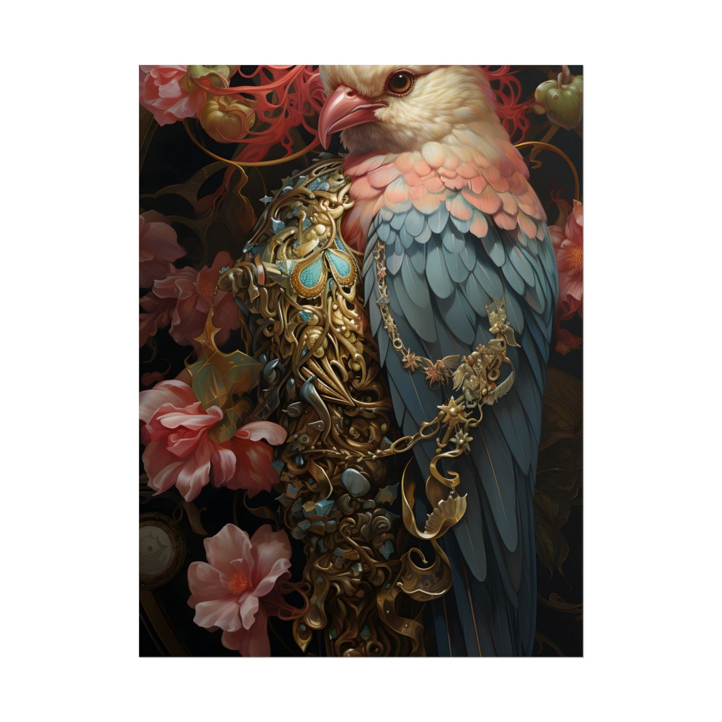 Fantasy Outdoor Guardian: Enchanted Costume Artwork - Poster
