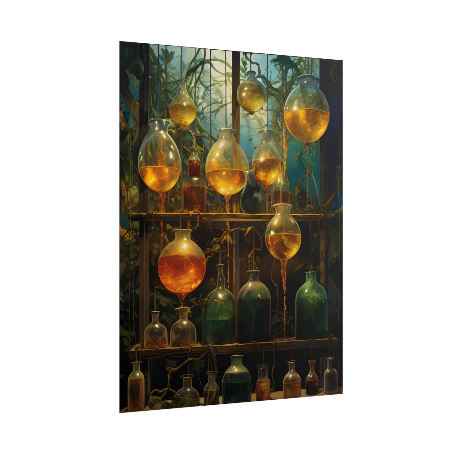 Vigors and Plasmids: Mysterious Lab Equipment Artwork - Poster