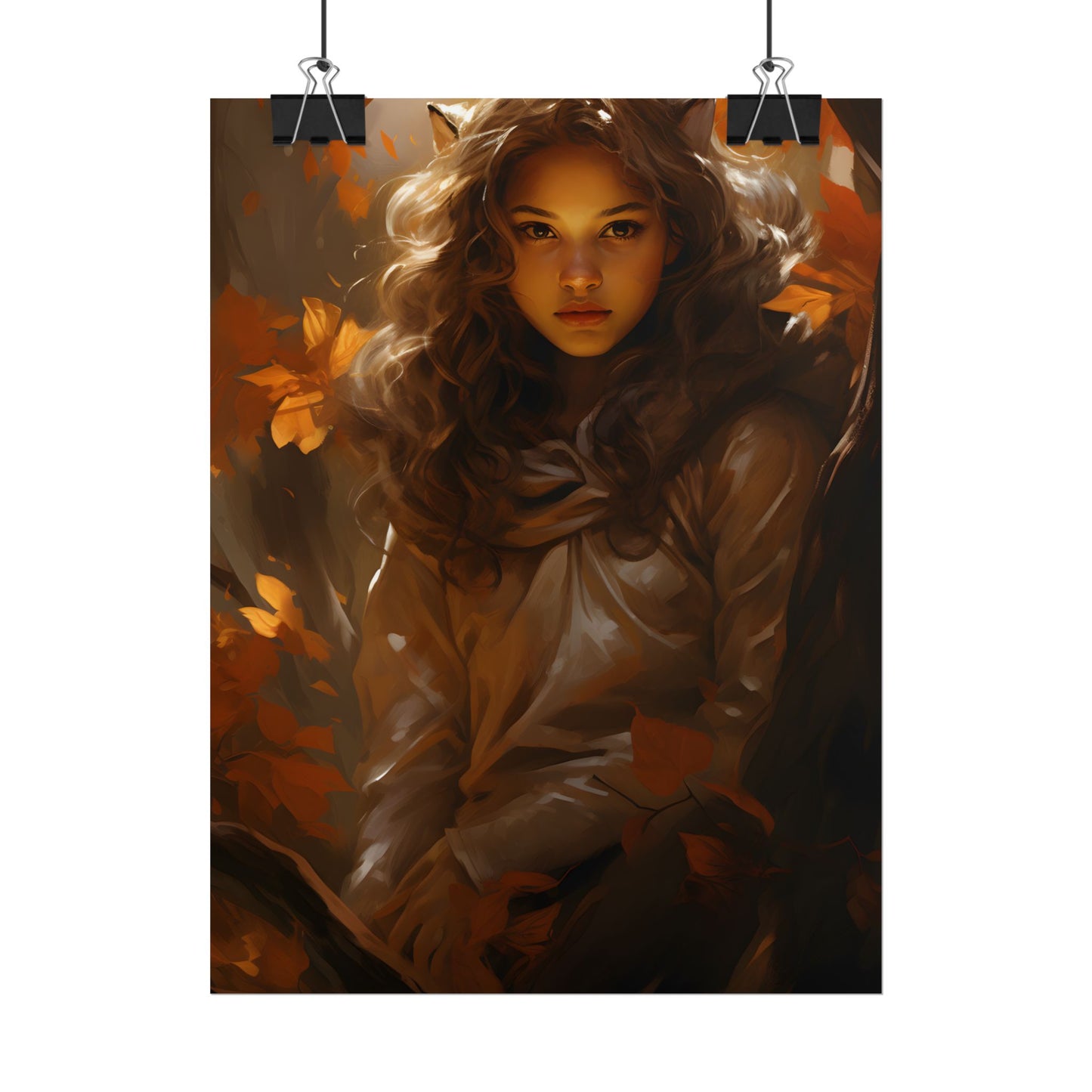 Vibrant Forest Sunshine: Nature Art Photography - Poster