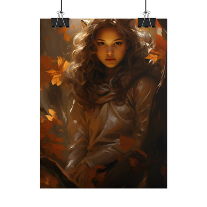 Vibrant Forest Sunshine: Nature Art Photography - Poster