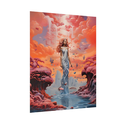 Immersive Dreamscape: A Surreal Journey through Psychedelic Art - Poster