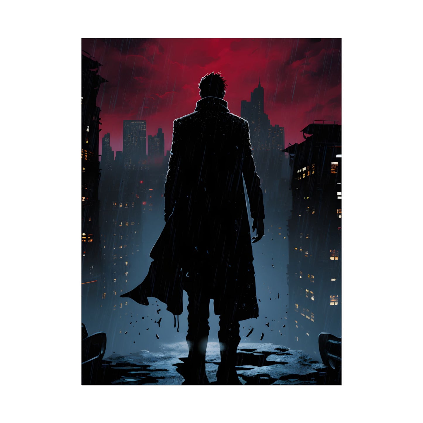 Urban Fantasy Detective: Book Cover Art - Poster