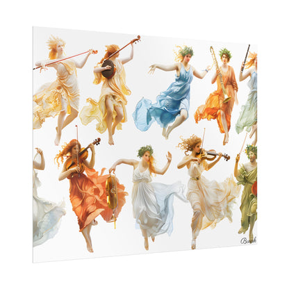 Ethereal Goddesses of Greece: Athena to Nemesis Artwork - Poster