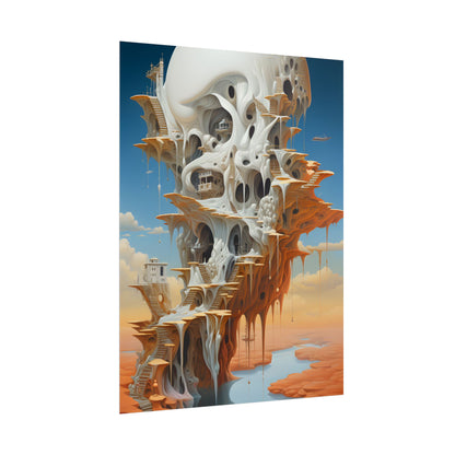 Surreal Dream World: Psychedelic Dreamscape Art - Poster