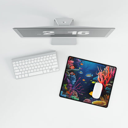 Vibrant Coral Reef: Underwater Paradise - Desk Mat
