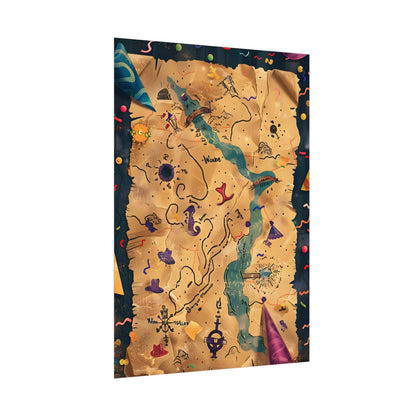 Whimsical Cartoon Portrait: Gentle Illustration of a Hero's Nose - Poster