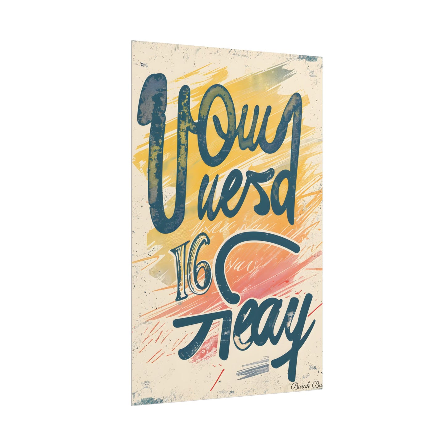 Vintage Distressed Artwork: 20 24 Batch 1 - Poster