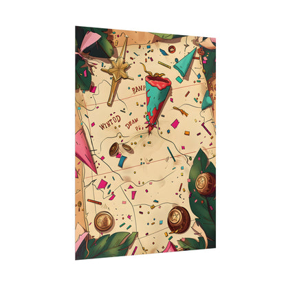 Whimsical Portrait with a Large Nose - Poster