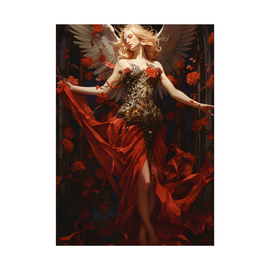 Enigmatic Guardian: A Figure of Mysterious Presence - Poster