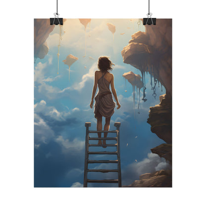 Casual Moment: Person Outdoor Portrait - Poster