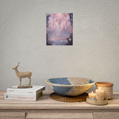 Ethereal Dreamcatcher Realm: Surreal Dreamscape Art - Poster