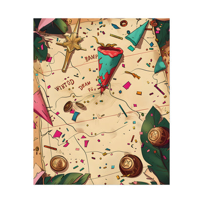 Whimsical Portrait with a Large Nose - Poster