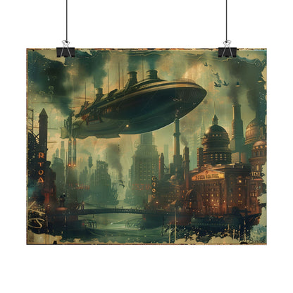 Vintage Underwater Travel Poster: Retro Ocean Adventure - Poster