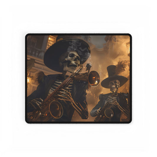 Victorian Skeleton Jazz Band: Lowbrow Artwork in Swing - Desk Mat