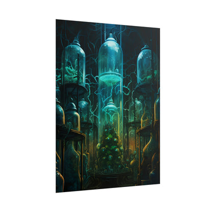 Molecular Secrets: Laboratory Artwork Showcase - Poster