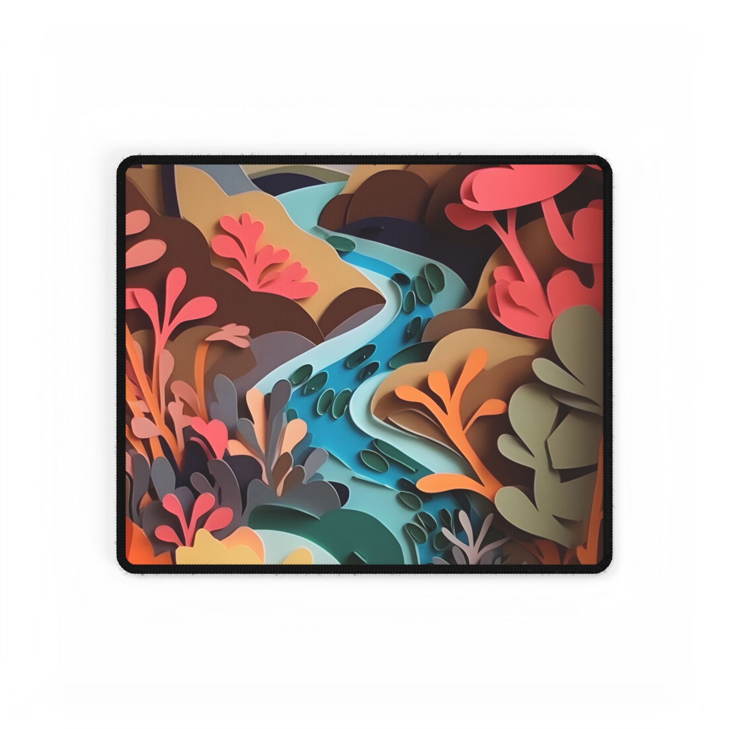 Eye-Catching American Landscape: Paper Quilling Art - Desk Mat