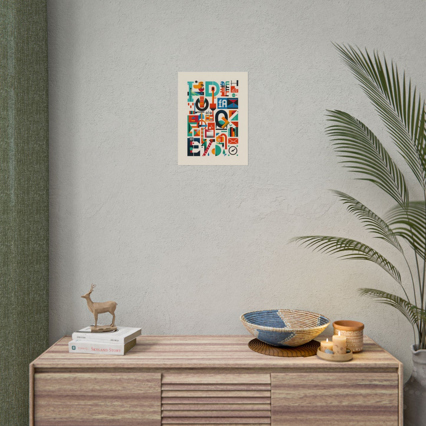 Colorful Infographic: Statistics Explained with Letter L - Poster