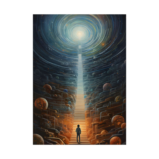 Space Explorer: Stellar Artwork by Intrepid Astronaut - Poster
