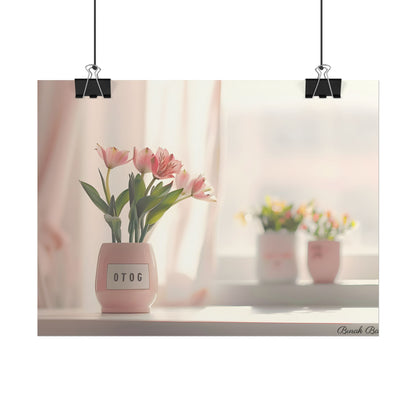 Serene Outdoor Landscape: Soft-Spoken Reminder - Poster