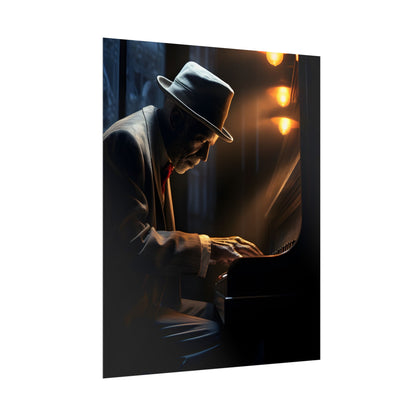 Intricate Piano Moment: Reflections of a Musician - Poster