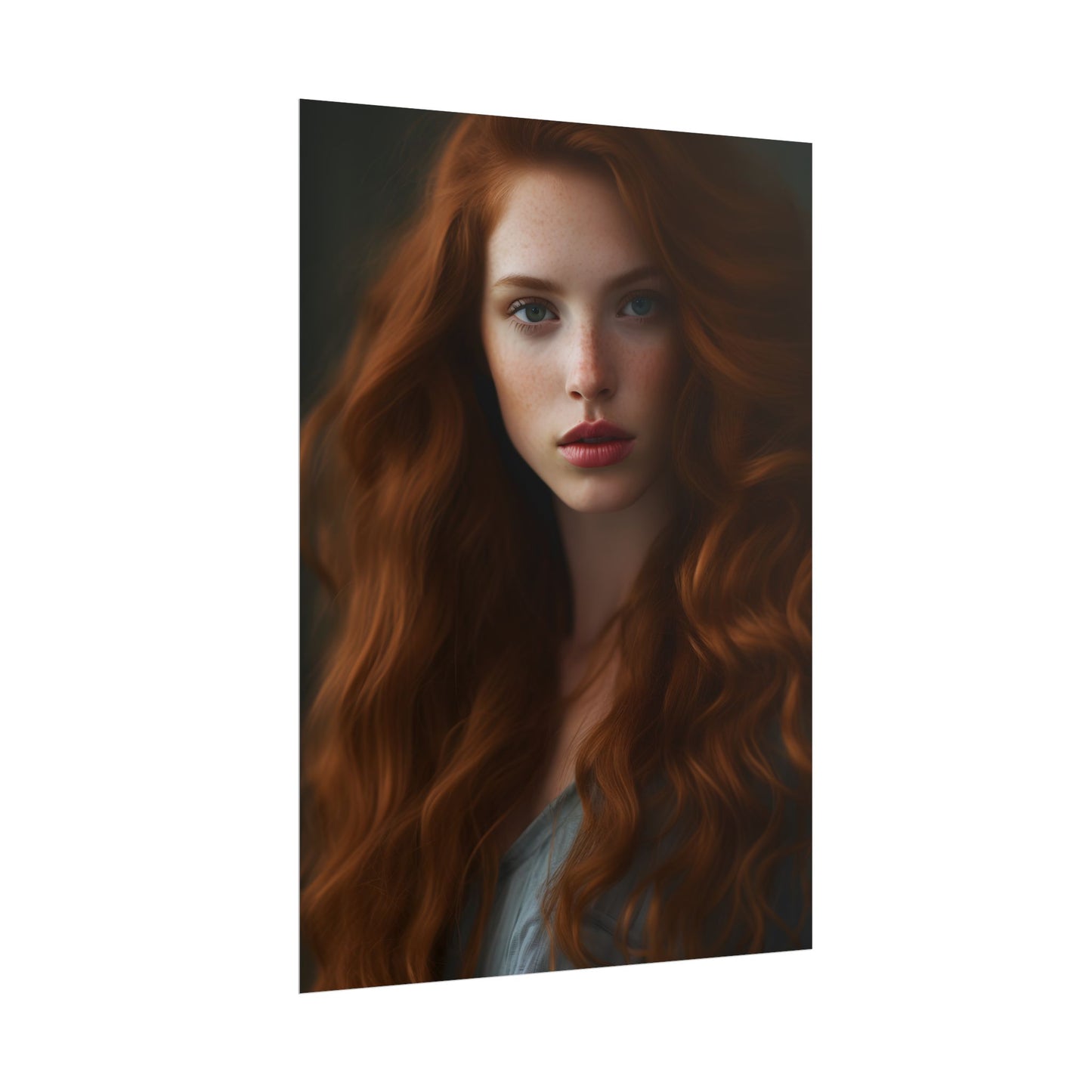 Redheaded Woman: Natural Beauty - Poster