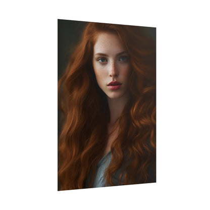 Redheaded Woman: Natural Beauty - Poster