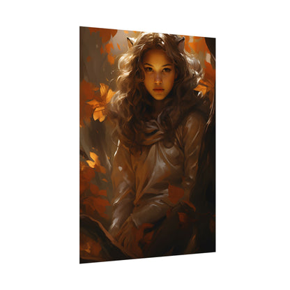 Vibrant Forest Sunshine: Nature Art Photography - Poster