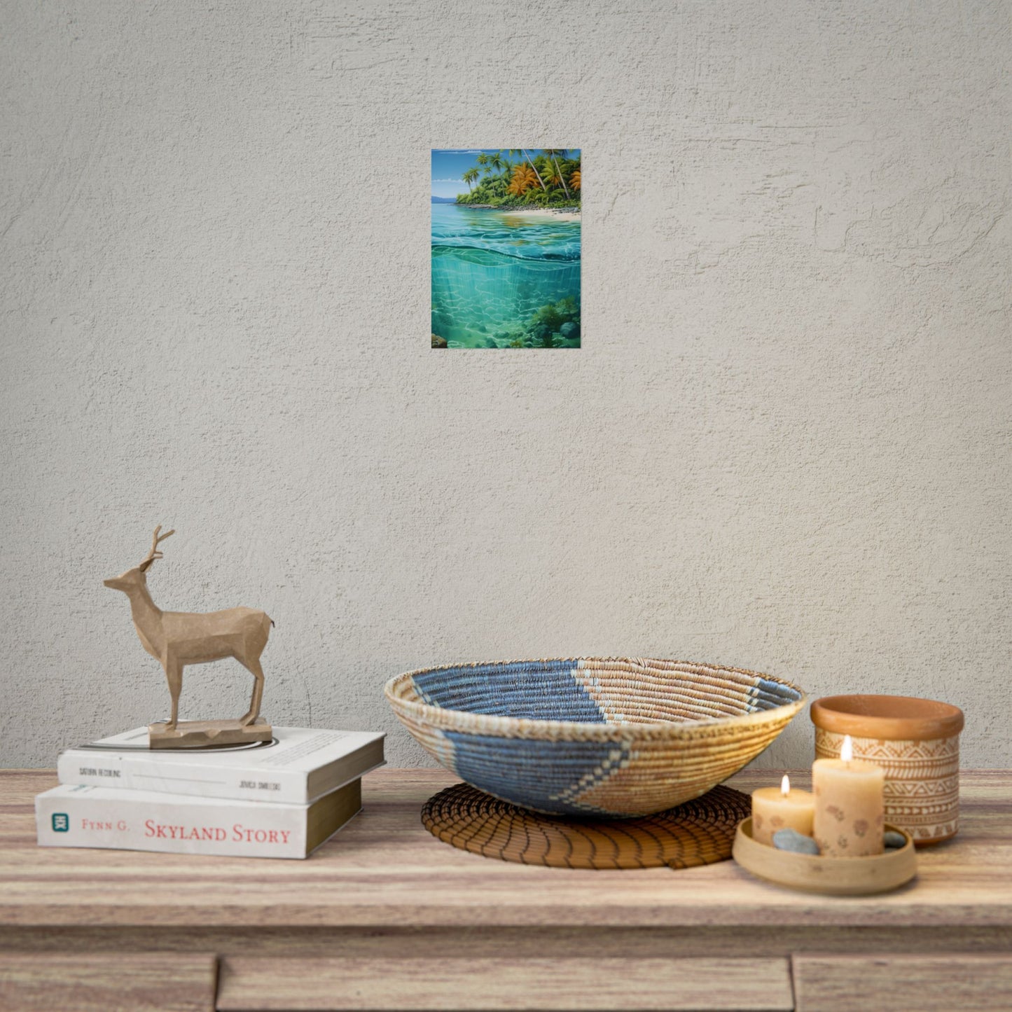 Tropical Island Paradise: Serene Natural Beauty - Poster