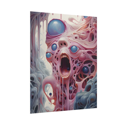 Fabric of Reality: Vibrant Portals and Rifts Artwork - Poster