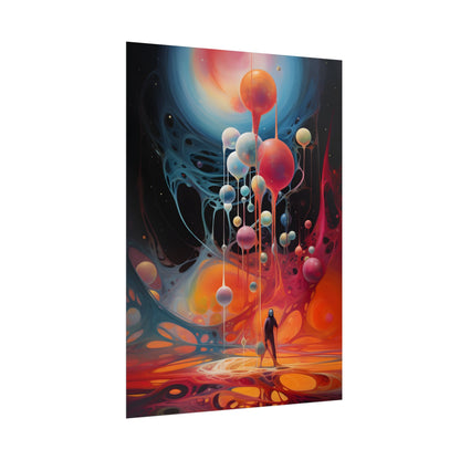 Cosmic Art Gallery: Enchanting Celestial Realm - Poster