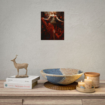 Enigmatic Guardian: A Figure of Mysterious Presence - Poster