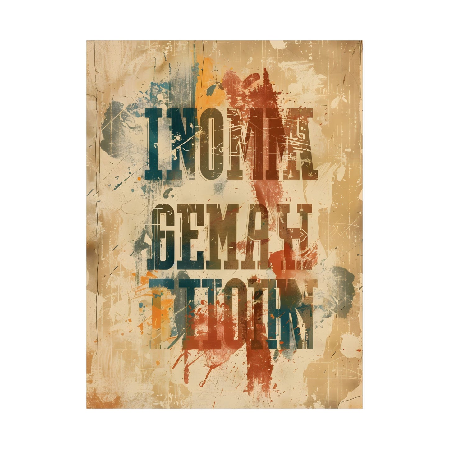 Retro Vintage Poster: Bold '20.24 Batch 1' Artwork - Poster