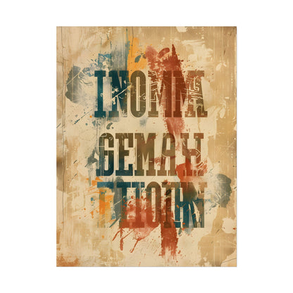 Retro Vintage Poster: Bold '20.24 Batch 1' Artwork - Poster