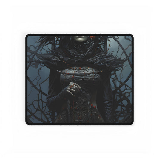 Majestic Wisdom: Owl of Protection in Daylight - Desk Mat