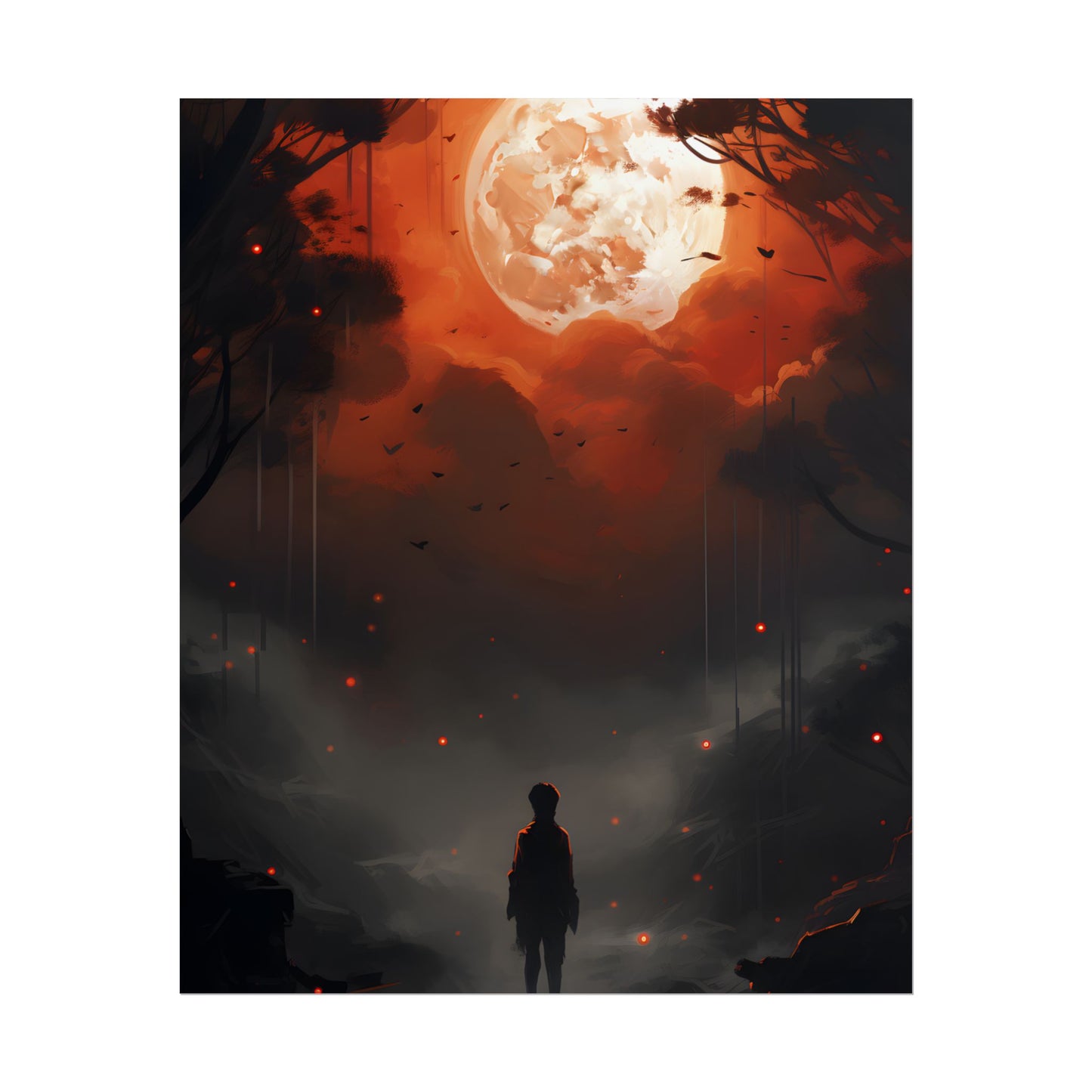 Serene Outdoors: A Peaceful Moment - Poster