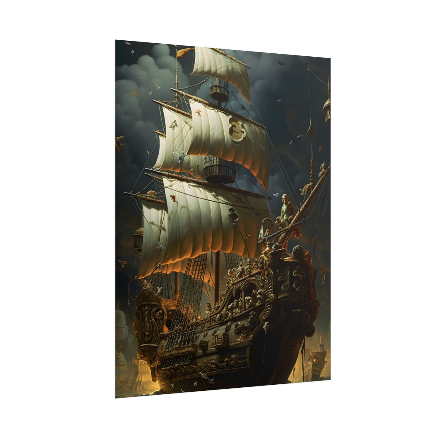 Swashbuckling Time-Traveling Pirate Crew: Artwork - Poster