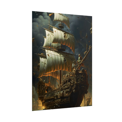 Swashbuckling Time-Traveling Pirate Crew: Artwork - Poster