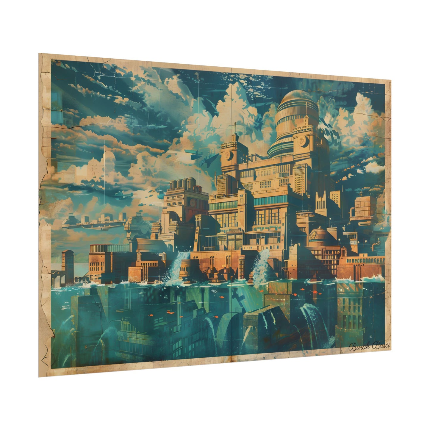 Vintage Travel Poster: Explore The Underwater Destination - Poster