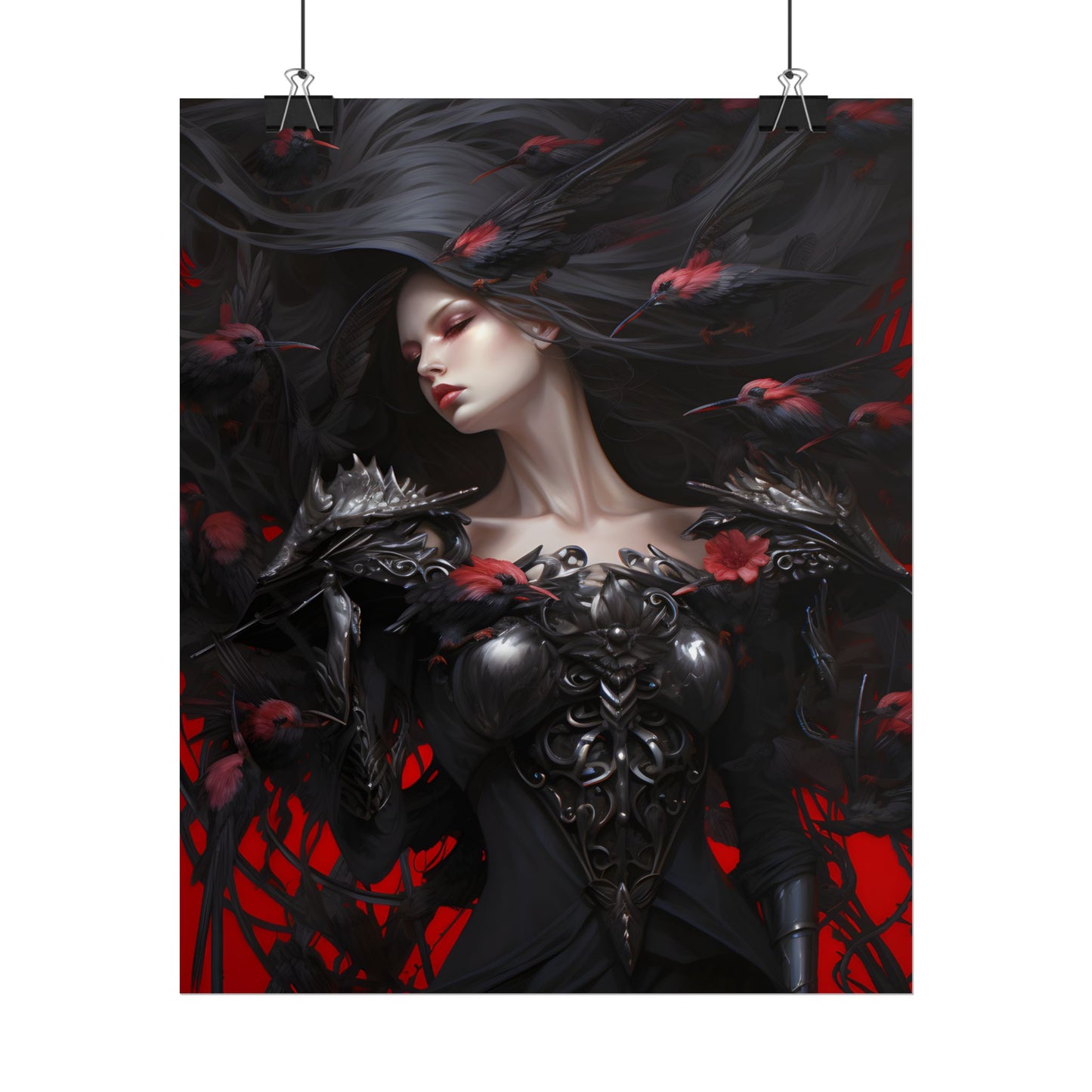 Enigmatic Songbird: Nature's Guardian Art - Poster