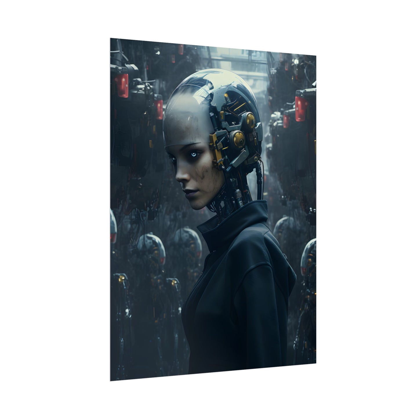 A group of charismatic thieves pull off a daring robotic art heist - Action - Poster