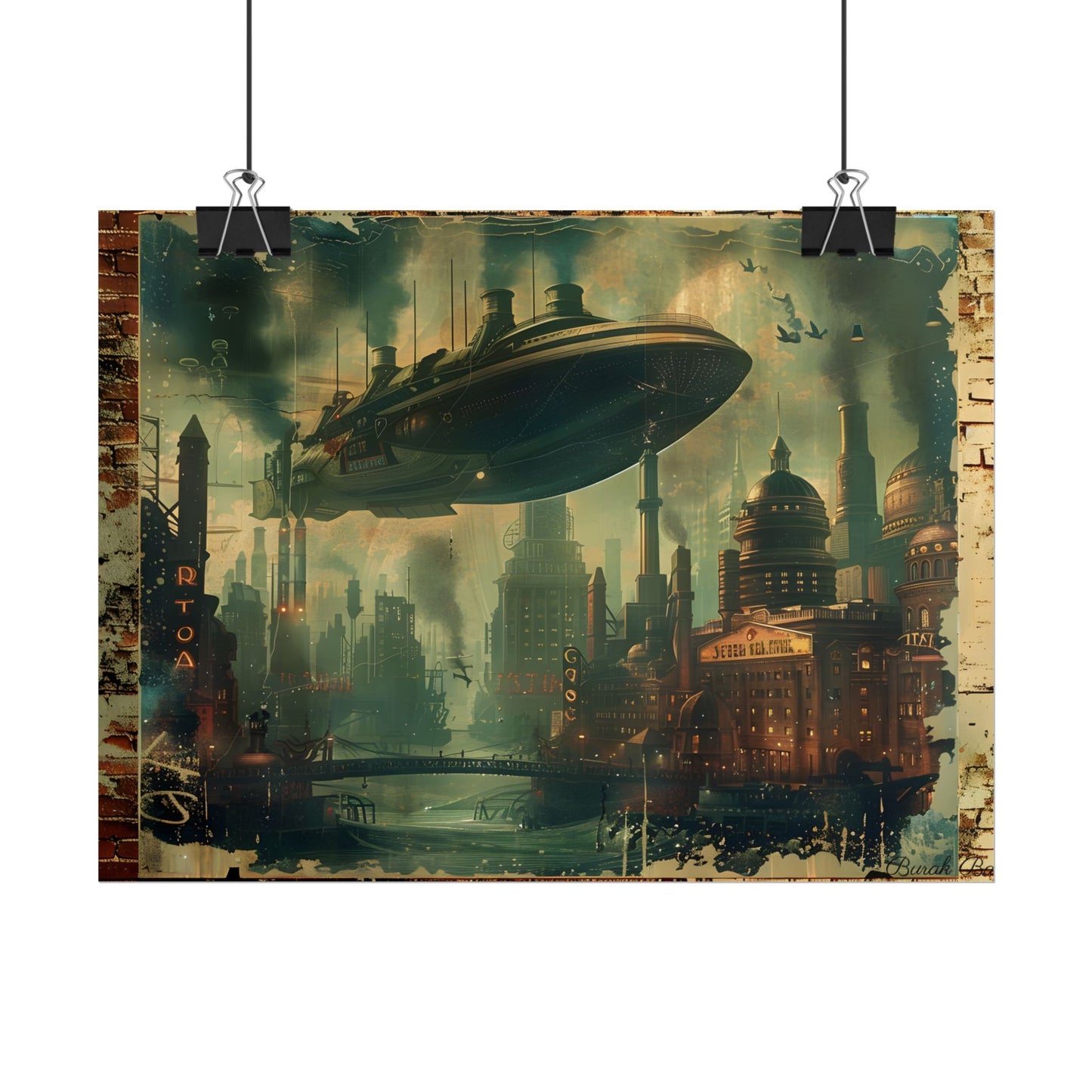 Vintage Underwater Travel Poster: Retro Ocean Adventure - Poster