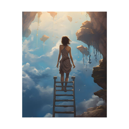 Casual Moment: Person Outdoor Portrait - Poster